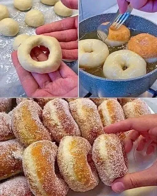 Assorted colorful doughnuts on a display tray