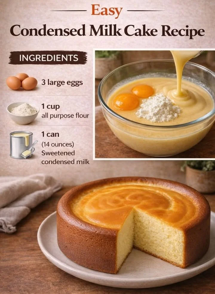 Easy Condensed Milk Cake